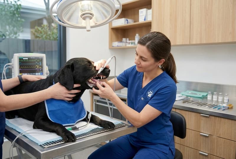 La importancia de la salud dental en perros y gatos: Más que una cuestión de aliento
